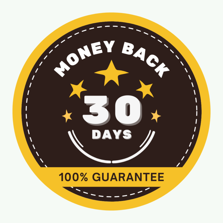 30 Days Money-Back Guarantee by Vedamails